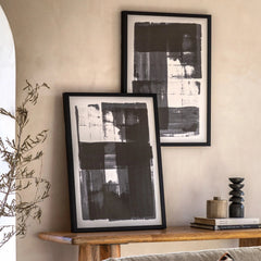Tara Monochrome Framed Wall Art - Set of 2 Accessories