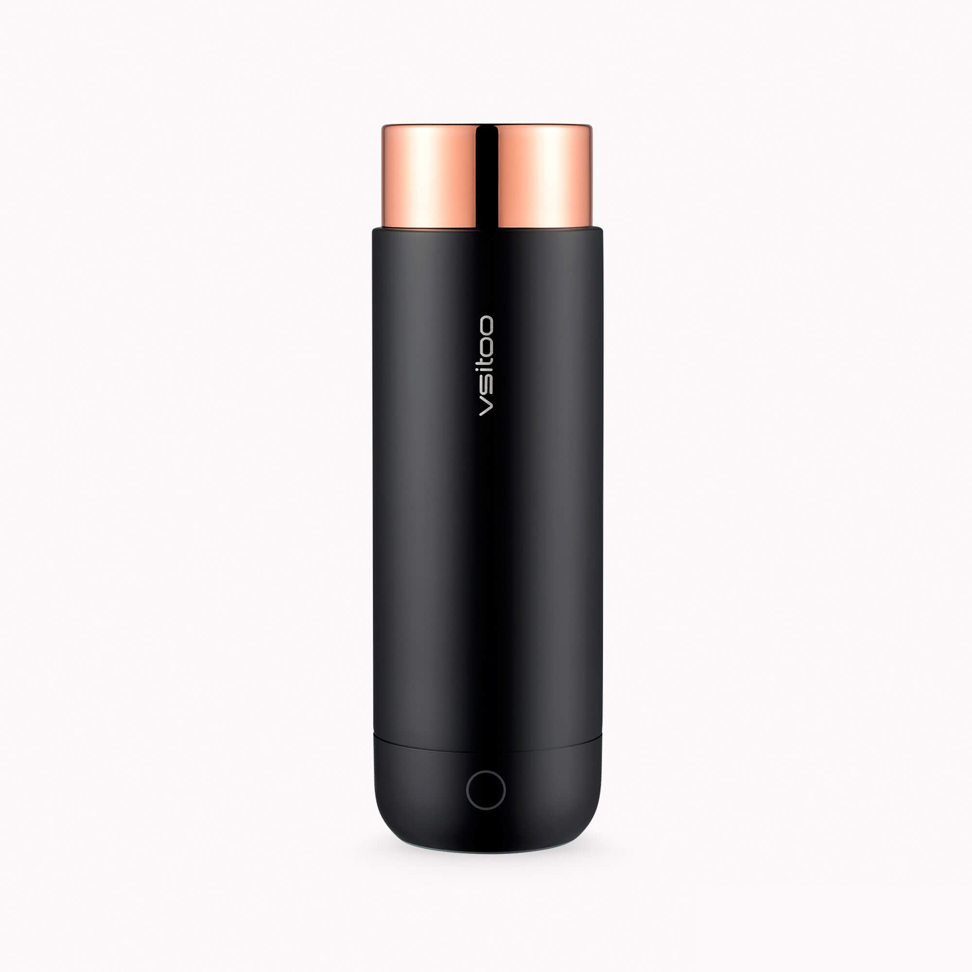Car heated travel bottle H1 14oz, smart travel mug for car cup holder, keeps beverages hot