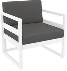 FL Mykonos Hospitality Outdoor Lounge Armchair with Cushion
