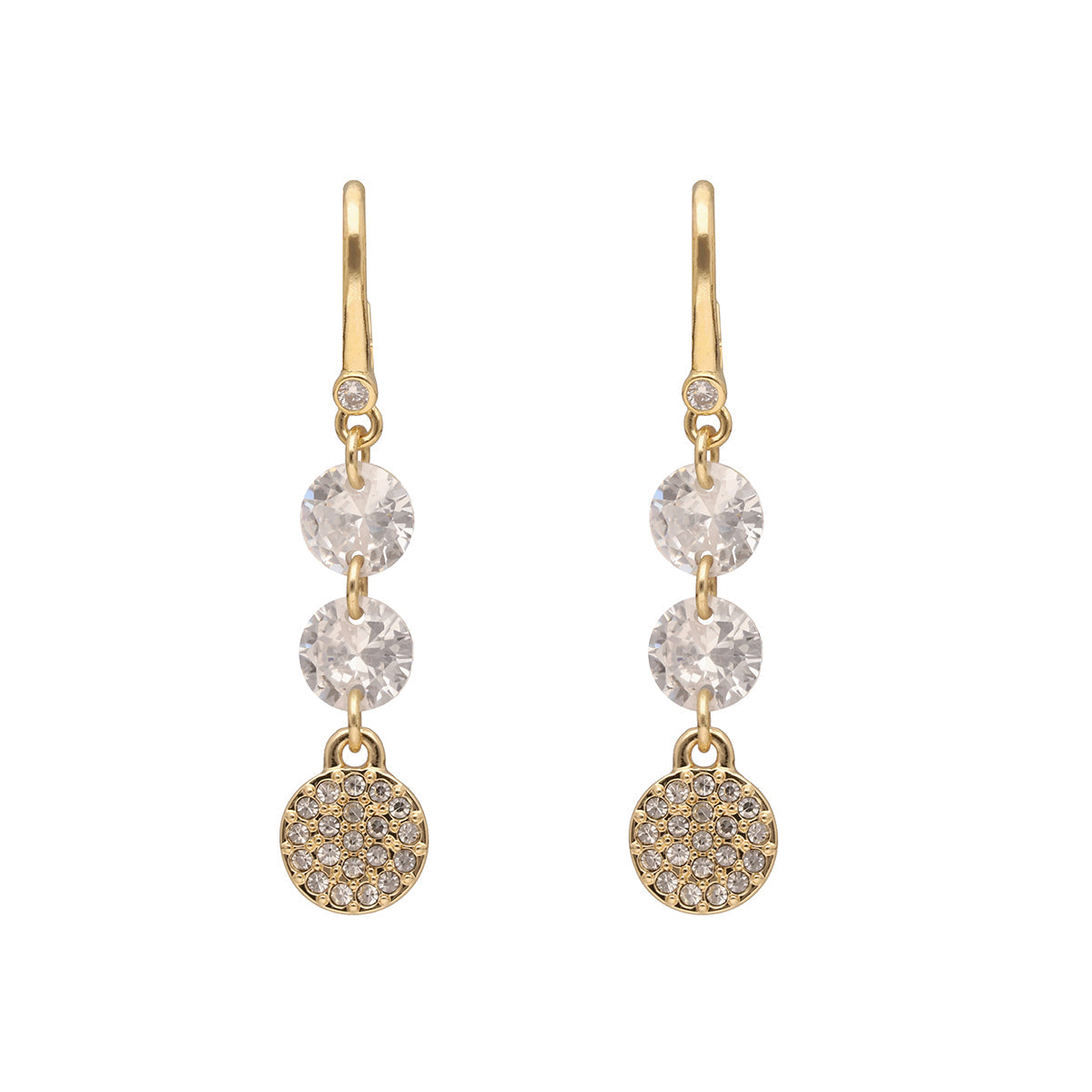 ARETES DKNY LAUREL DORADO