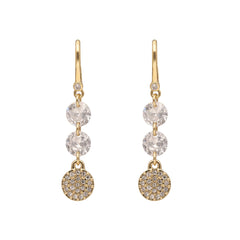 ARETES DKNY LAUREL DORADO