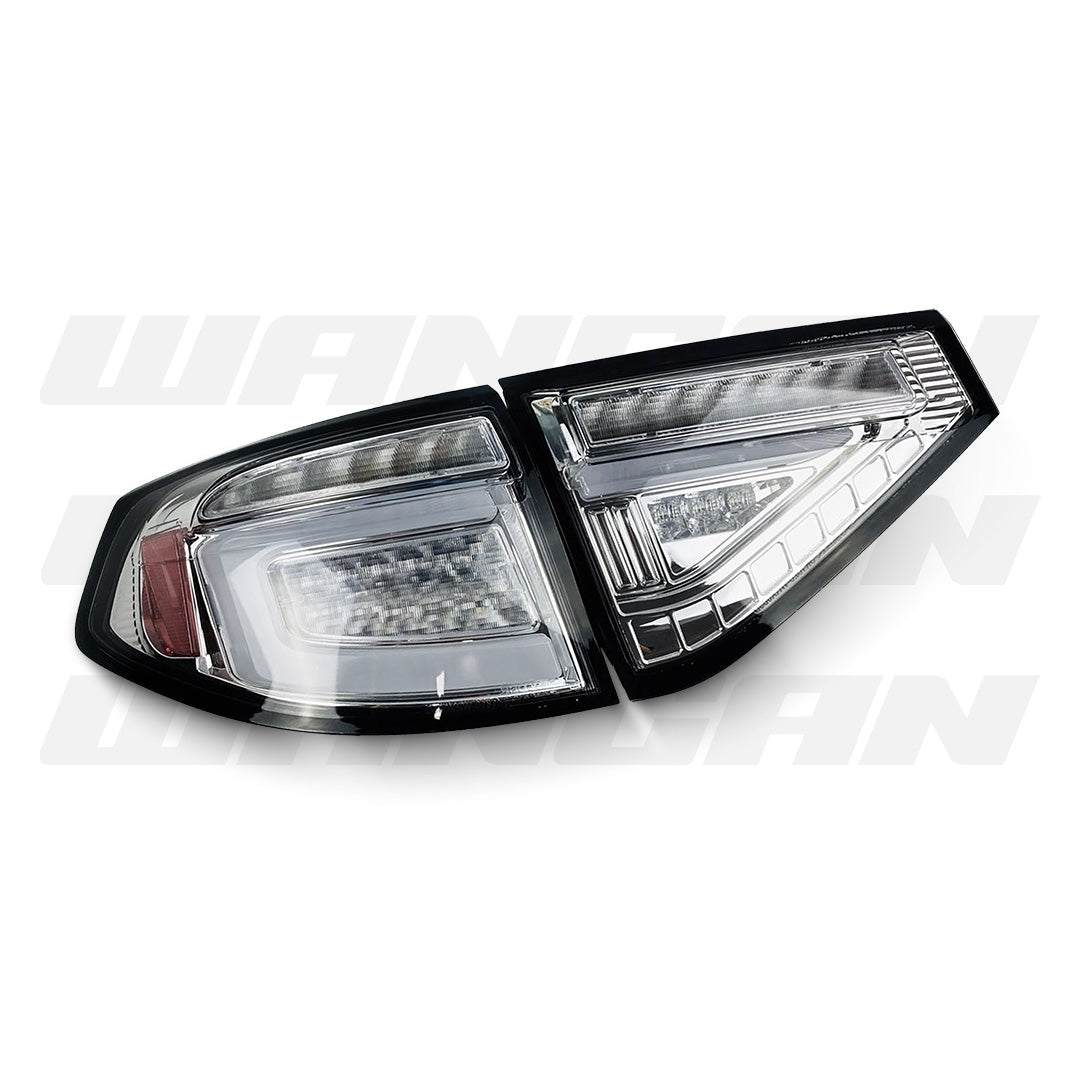 Subaru Impreza G3 / GR (2008 - 2013) Sequential Clear LED 3D Dynamic Indicator Tail Lights LH + RH