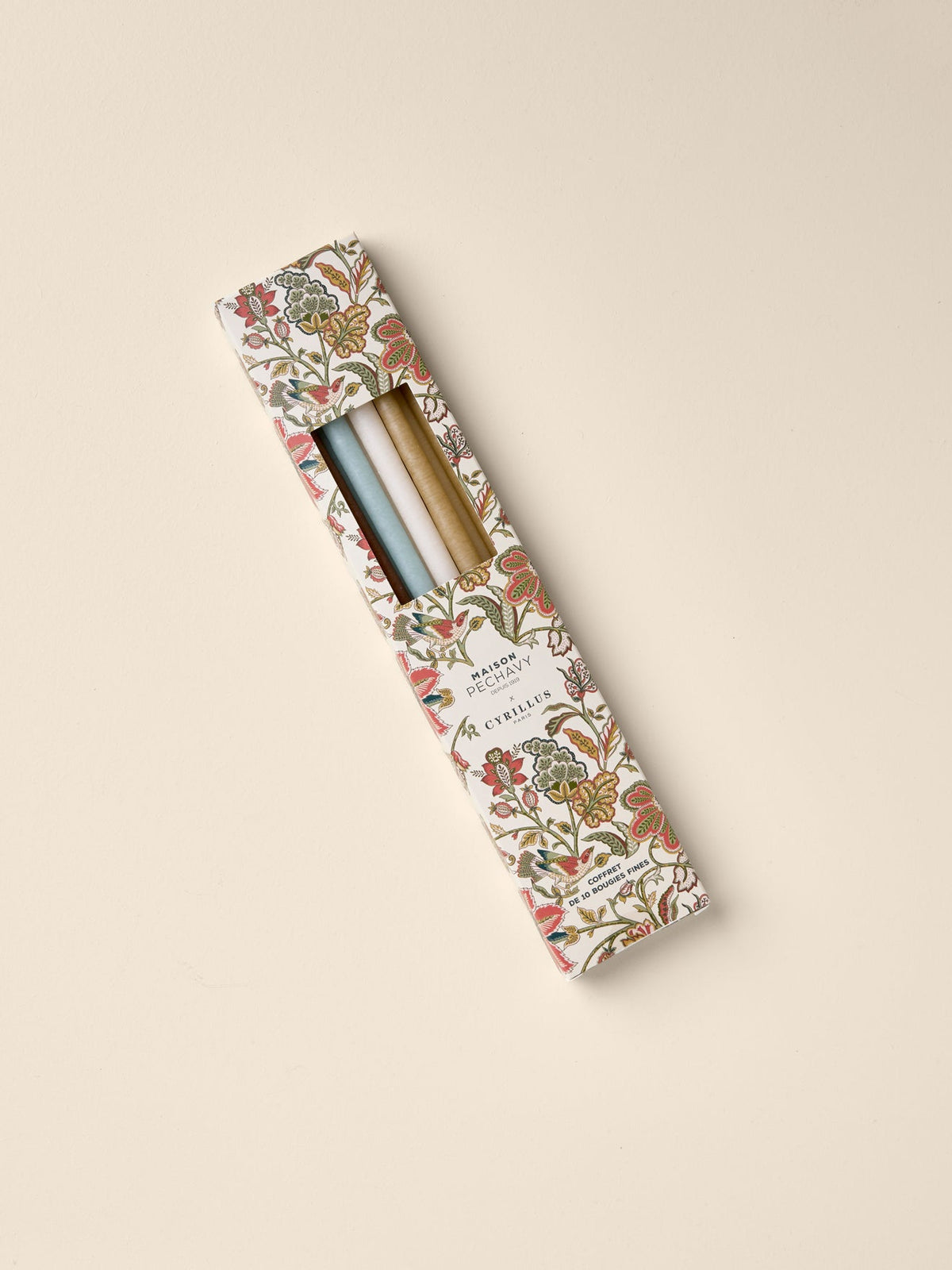Boîte 10 bougies fines - Cyrillus X Maison Pechavy