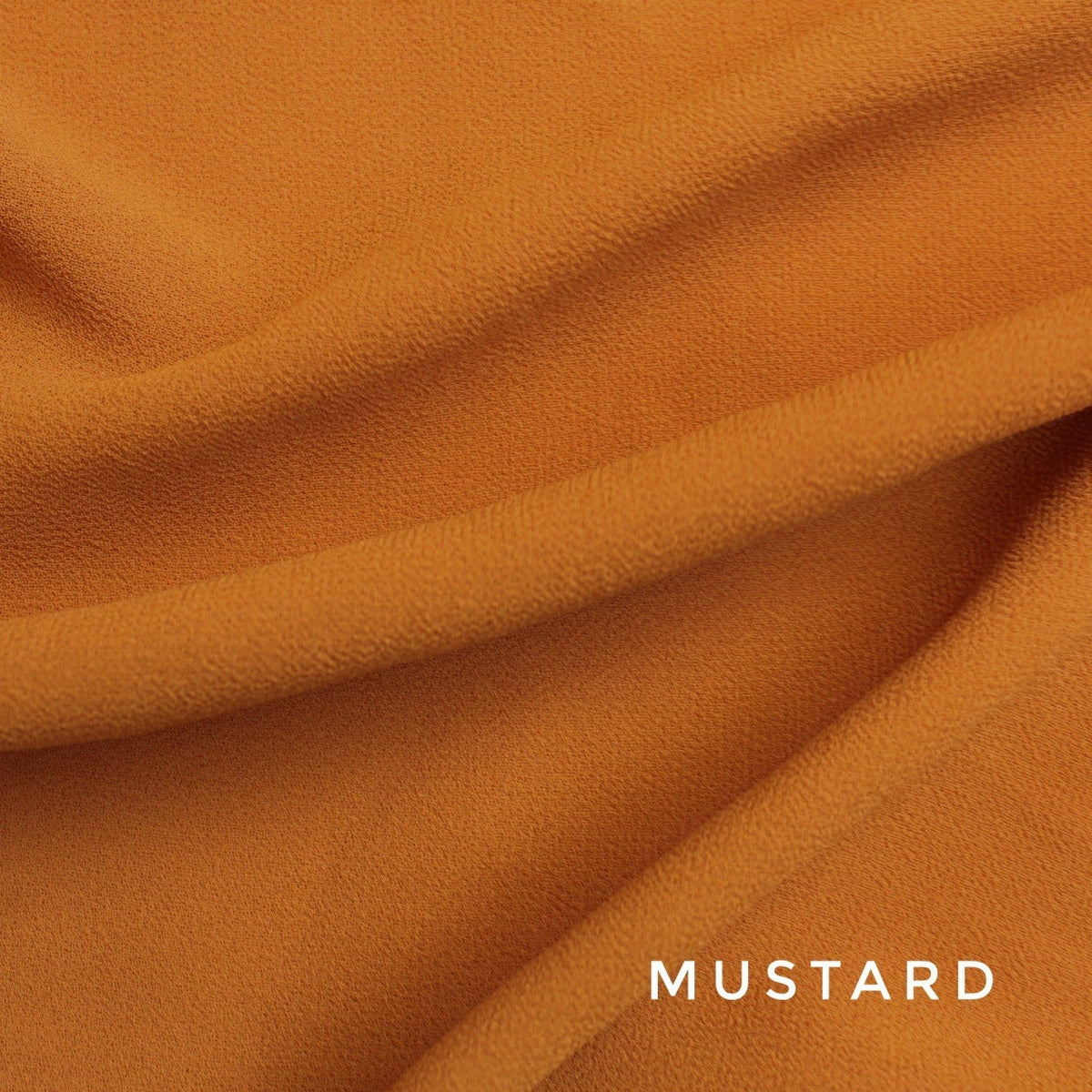 Plain Georgette Hijab Mustard