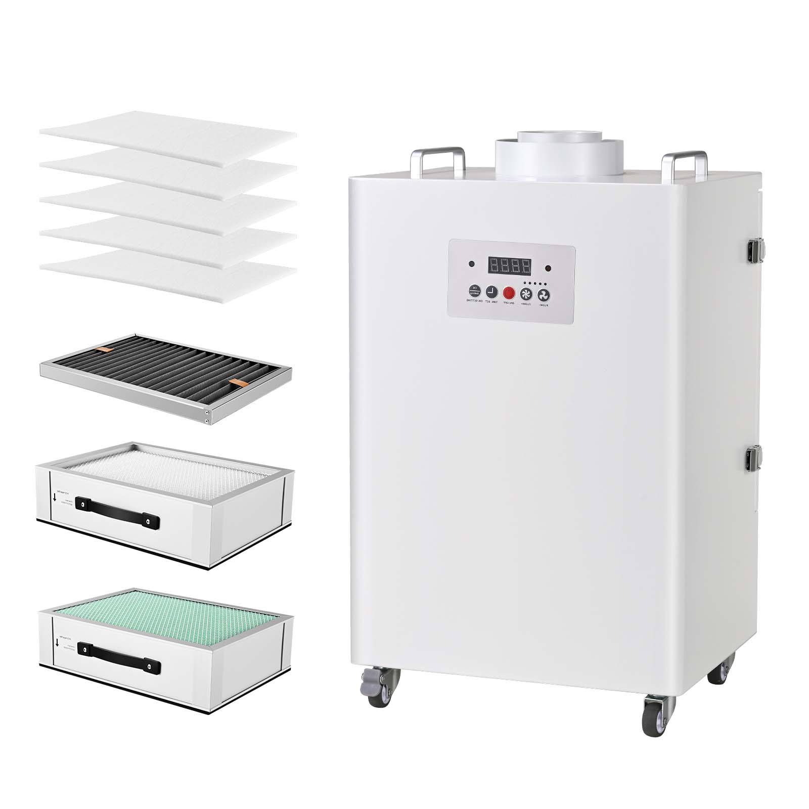Filtro de aspiración láser Monport 400W 5 capas para grabado y corte láser