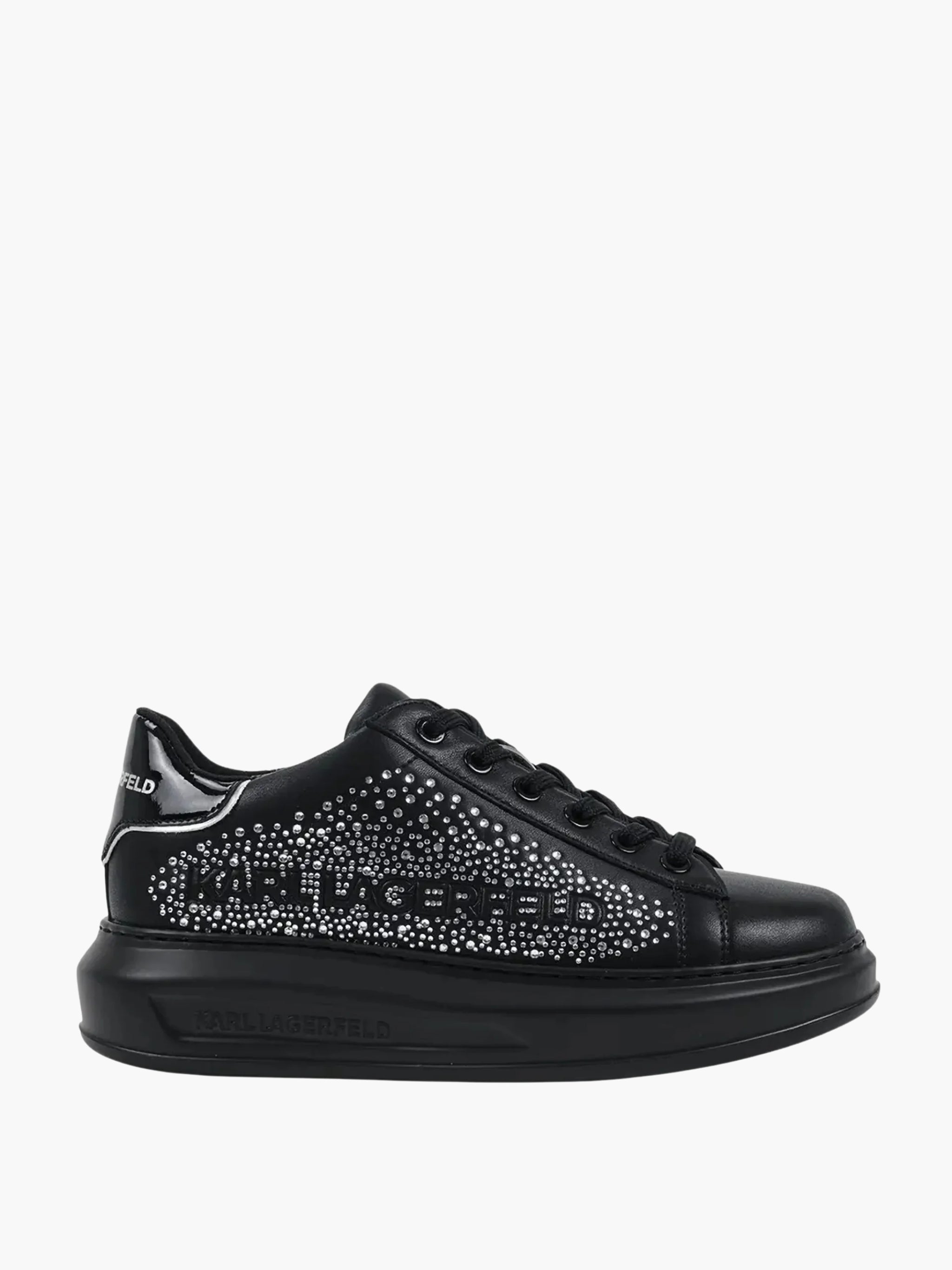 Karl Lagerfeld Sneaker  KLL303 Kapri Konstellation Lo Black Lthr W/Silver