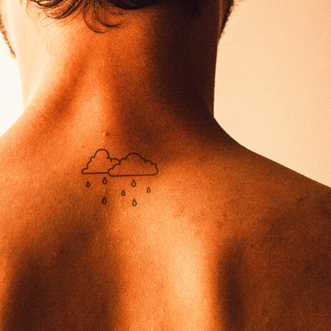 Wolken mit Regen