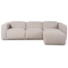 Radley 3 Piece Power Recliner Sectional w/Right Chaise, Laken Stone-Furniture - Sofas-High Fashion Home
