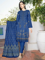 Bin Shaukat Noor Fatima Vol 08 Lawn Embroidered Unstitched 3-Piece Suit