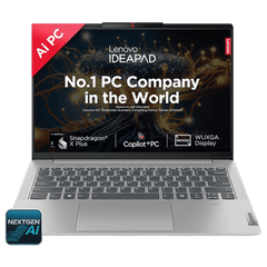 Lenovo IdeaPad Slim 5 14Q8X9 Qualcomm Snapdragon X Plus Thin & Light Laptop (16GB, 1TB SSD, Windows 11 Home, 14 inch WUXGA IPS Display, MS Office Home 2024, Cloud Grey, 1.48 KG)