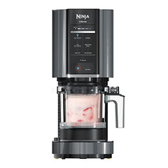Ninja CREAMi Ice Cream Maker | 7-in-1 - IceCream, Gelato, Sorbet, Milkshakes, Mix-ins, Smoothie Bowls & More | Includes (1) Dishwasher Safe 16 oz. Pint with storage lid | Black | NC299AMZ