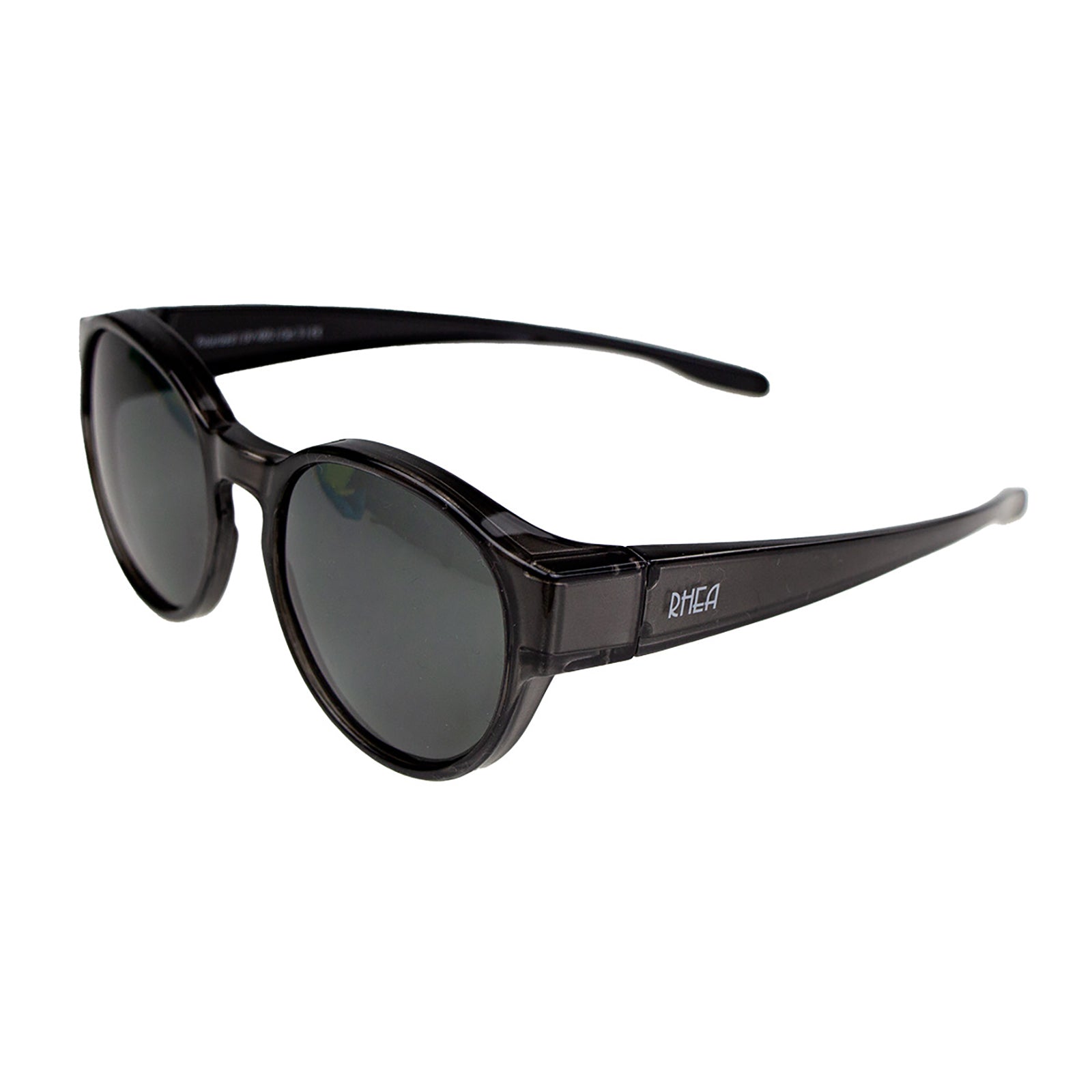 Überzieh-Sonnenbrille Rhea, für Brillenträger , Anthrazit , Brillenträger Damen Herren Kategorie 3 Lotus-Effekt Polarisiert Unisex UV400 Überzieh-Sonnenbrille