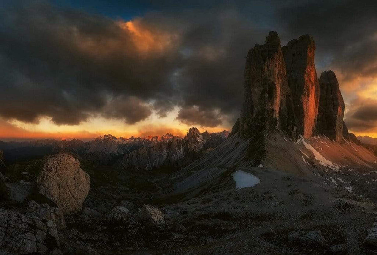 Wizard+Genius Dolomites Italy Papier Peint Intissé 384x260cm 8 bandes | Yourdecoration.fr