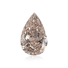 0.27 Carat Light Pink Brown Pear Diamond SI1 GIA