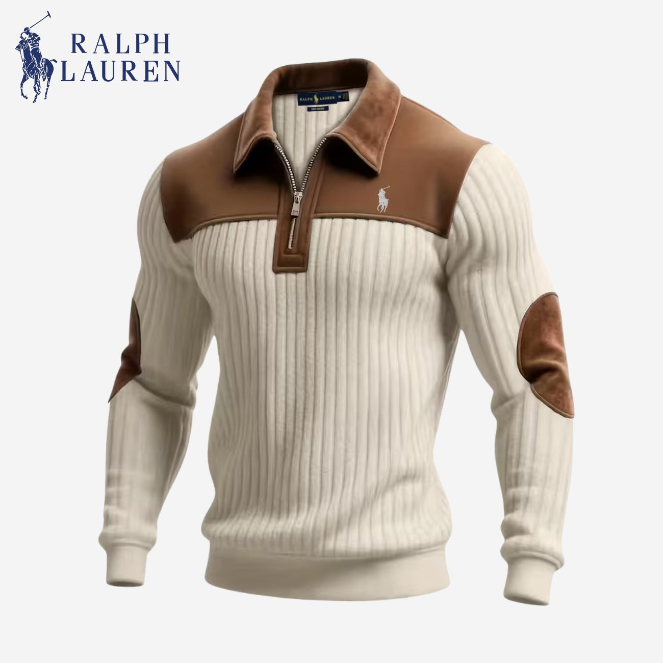 Elegant Zip Collar Sweater || Clearance Sale