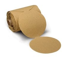 3M™ Stikit™ Paper Disc Roll 236U, P100 C-weight, 6 in x NH, Die 600Z,
100 Discs/Roll, 4 Rolls/Case