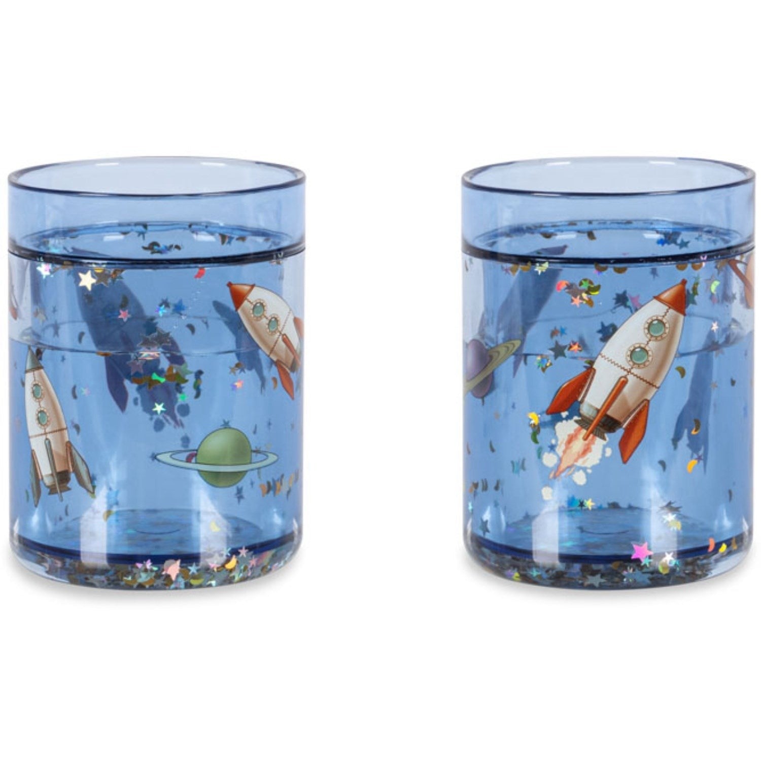 Konges Sløjd Outer Space 2 Pak Glitter Kopper