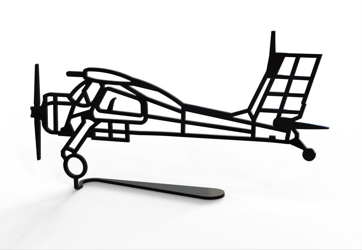 Wilga PZL-104 – Metalowy model na biurko | Aircraft Sketches