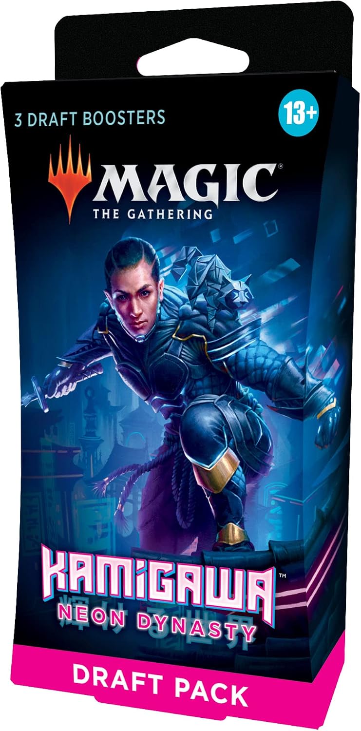 Magic: The Gathering Kamigawa: Neon Dynasty 3-Booster Draft Pack | 45 Magic Cards
