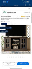 New Better Homes & Gardens Canton Media Console for TVs up to 70", Tobacco  Oak for Sale in Phoenix, AZ