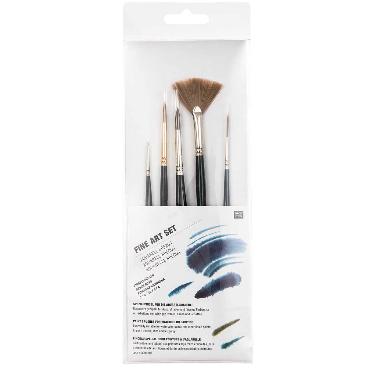 RICO DESIGN Fine Art Aquarellset spezial 5teilig
