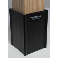 POST SHIELDS INC. - Post Shields Inc. 6 in. H X 4 in. W X 4 in. L Plastic Black Fence Post Protection - Case of 10