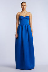 Strapless Structured Gown