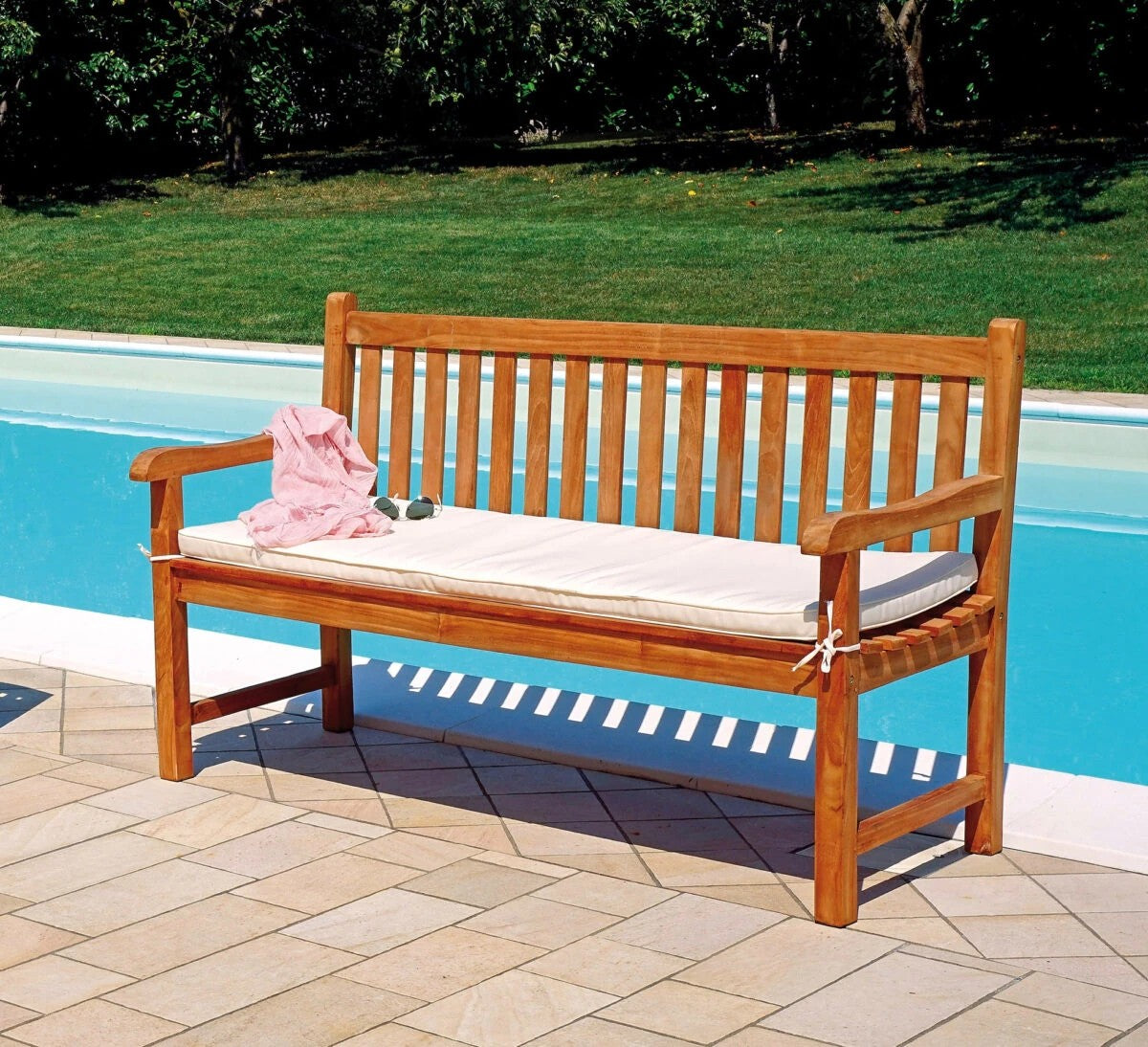 Cuscino x Panca in Teak cs54