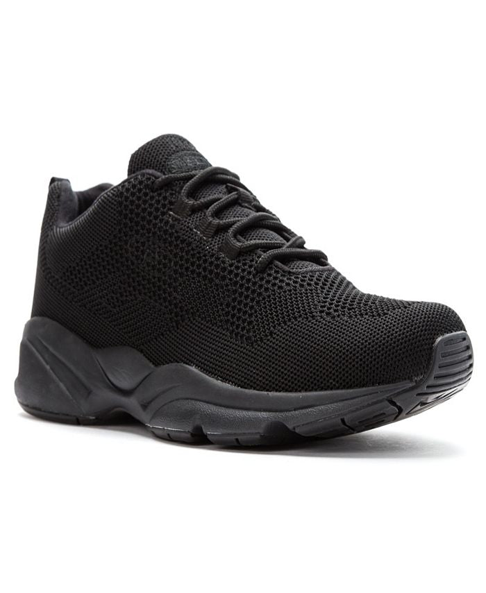 Propet Men's Stability Fly Athletic Sneakers Black Size 11.5 W