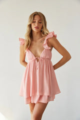 Pepper Babydoll Mini Dress