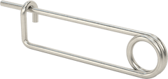 McMaster 90026A120 18-8 Stainless Steel Long-Life Wire-Snap Cotter Pin, 5/32" Wire Diameter, 3" Usable Length