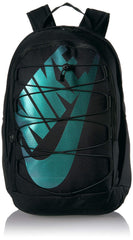 Nike Hayward 2.0 Backpack, Nike Backpack for Women and Men with Polyester Shell & Adjustable Straps, Black/Black/Metallic Silver | Backpacks4Less