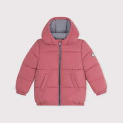 Petit Bateau-Girls plain puffer jacket