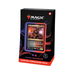 Magic The Gathering Chaos Incarnate Starter Commander Deck sealed 100 card deck.