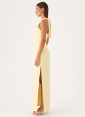 Analeah Maxi Dress - Baby Yellow