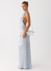 Aveline Clutch Bag - Silver