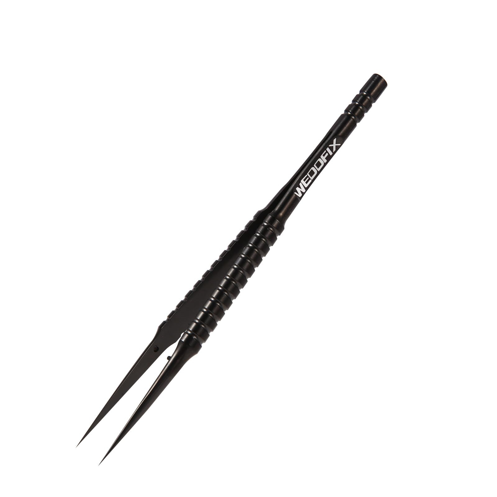 Ultra Fine Precision Titanium Tweezers with Sharp Tips Non-magnetic Anti-corrosive Black Tweezer for Micro Soldering Work Electronics Jewelry Making