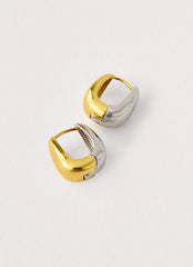 Bella Earrings - Gold/Silver Metal