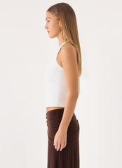 Bexli Halter Top - White