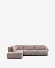 Cavo hjørnesofa m/open end, lys taupe