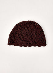 Coastal Muse Crochet Hat - Brown