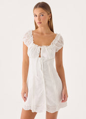 Complexity Mini Dress - White
