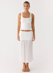 Connect My Heart Top - White