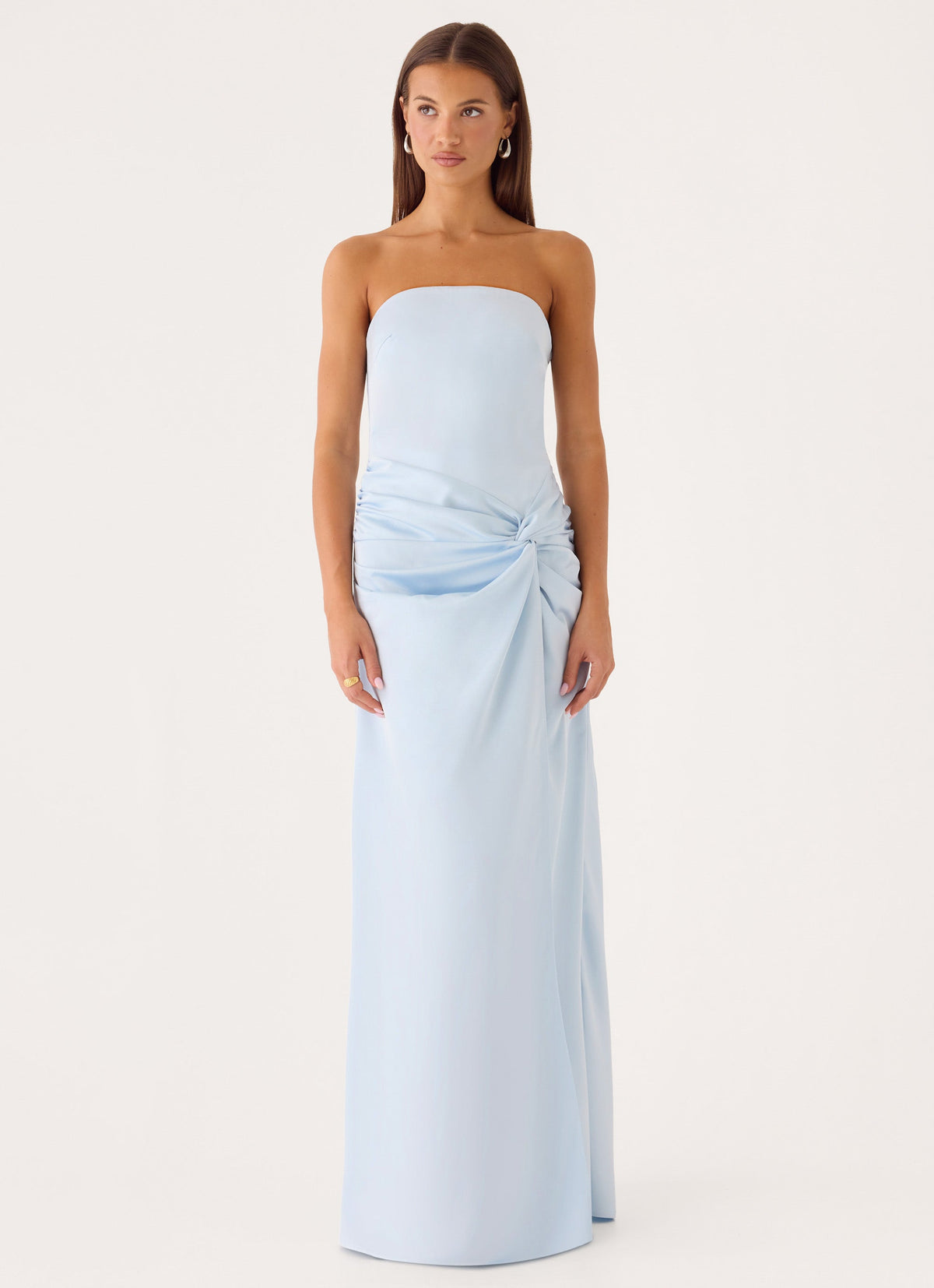 Conni Strapless Maxi Dress - Blue