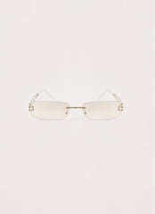 Crystal Rebel Sunglasses - Clear