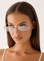 Crystal Rebel Sunglasses - Clear