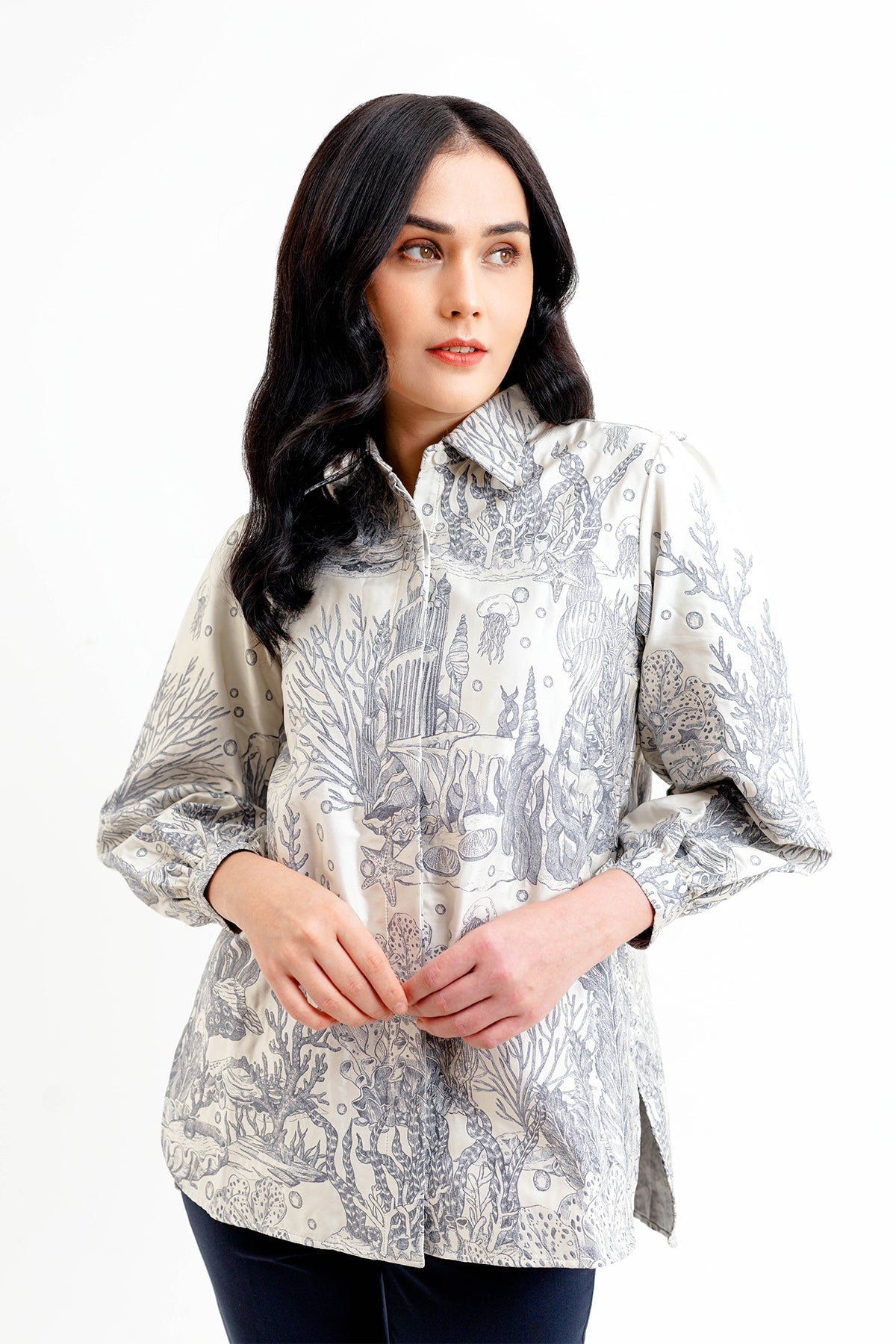 El Mar Minorca Jacquard Shirt - Blue