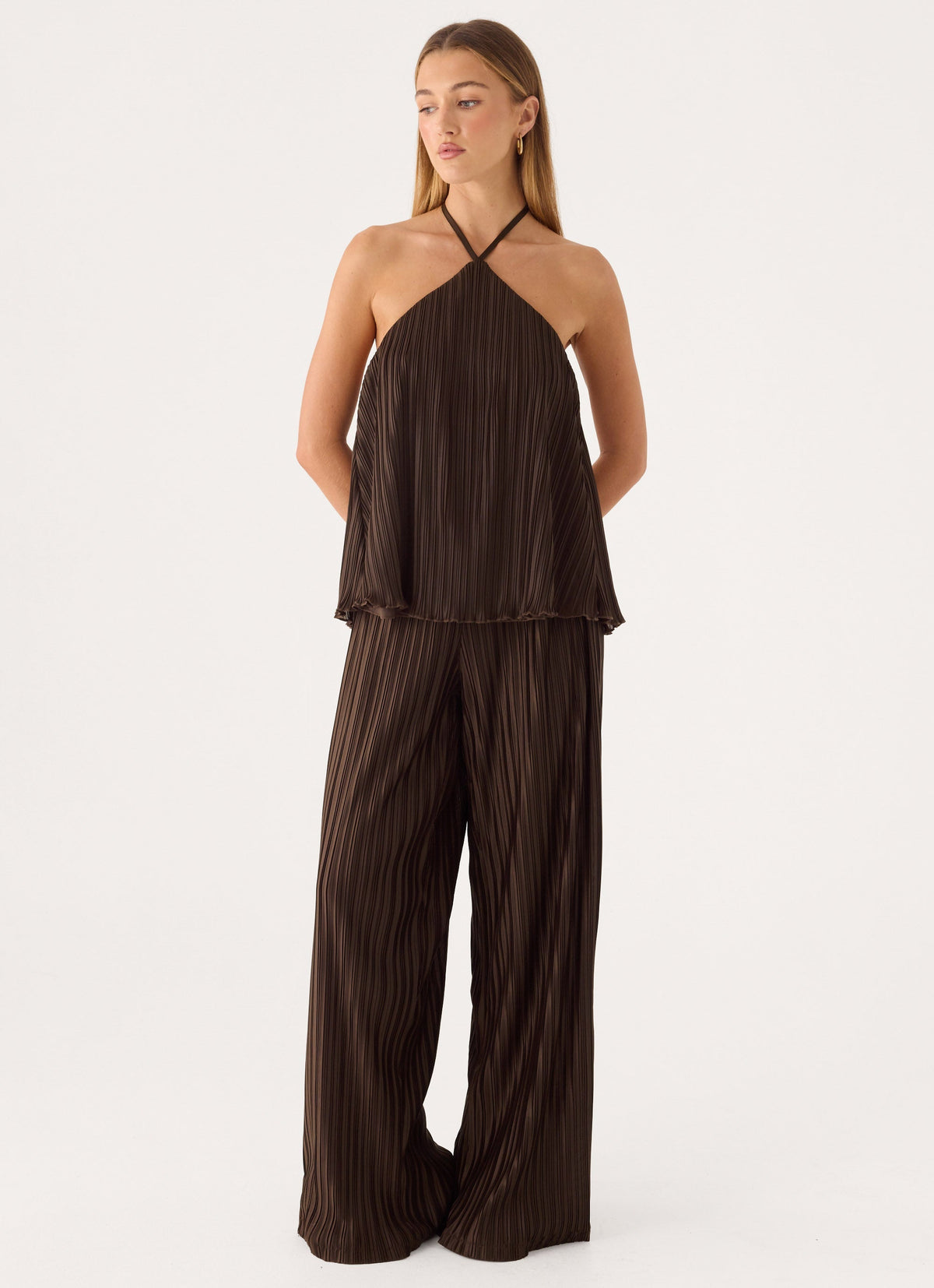 Darlow Low Rise Pants - Chocolate