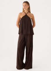 Darlow Low Rise Pants - Chocolate