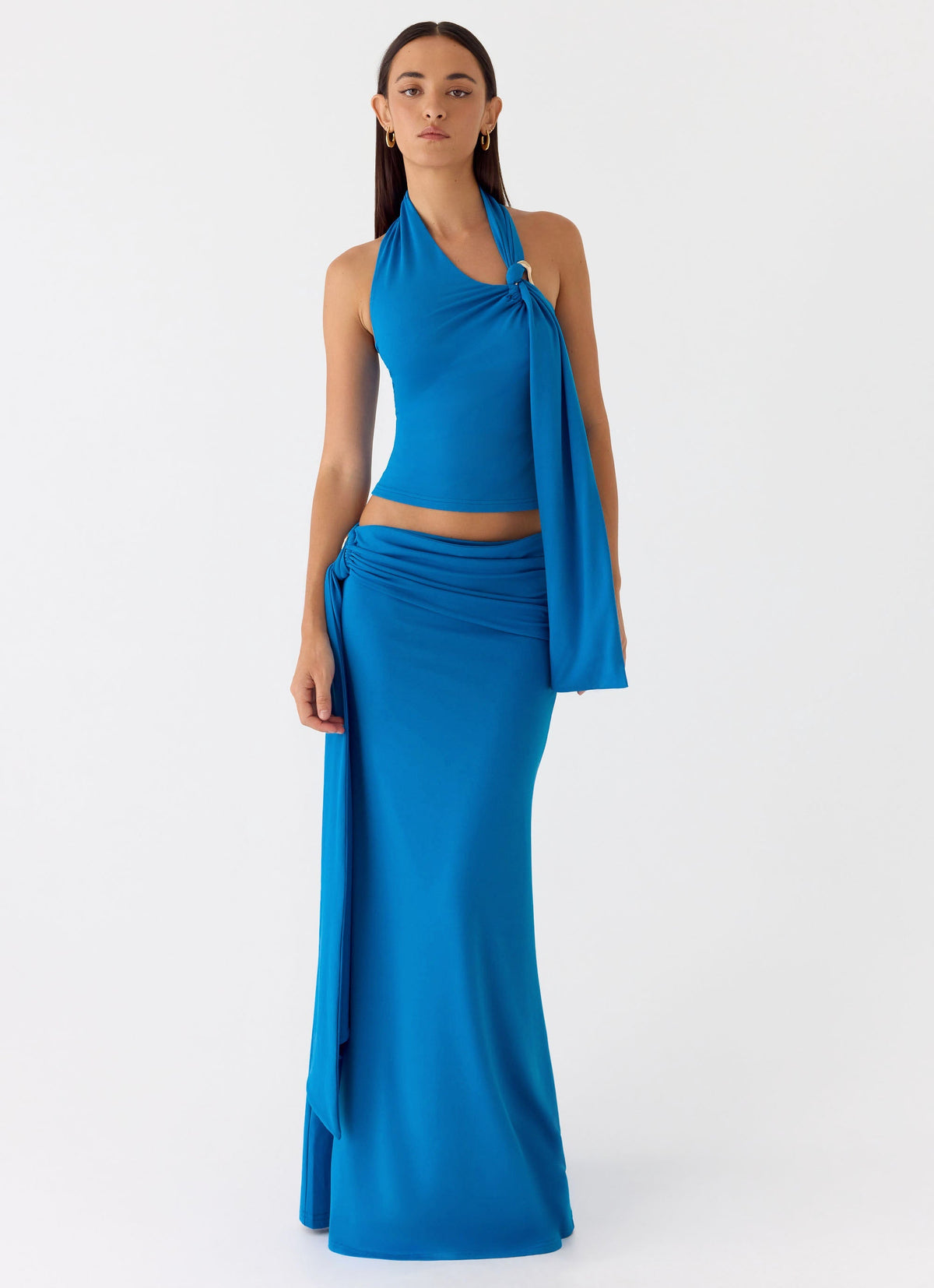 Demiase Maxi Skirt - Royal Blue